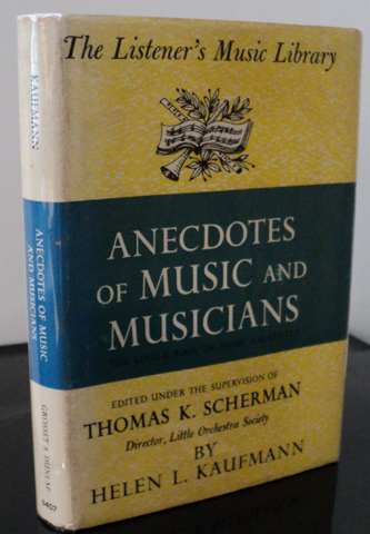Anecdotes of Music and Musicians (The Listener's Music Library) (image)