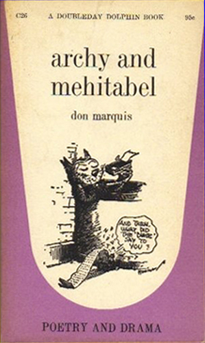 Archy and Mehitable - Don Maquis (Dolphin Books/Doubleday) (image)