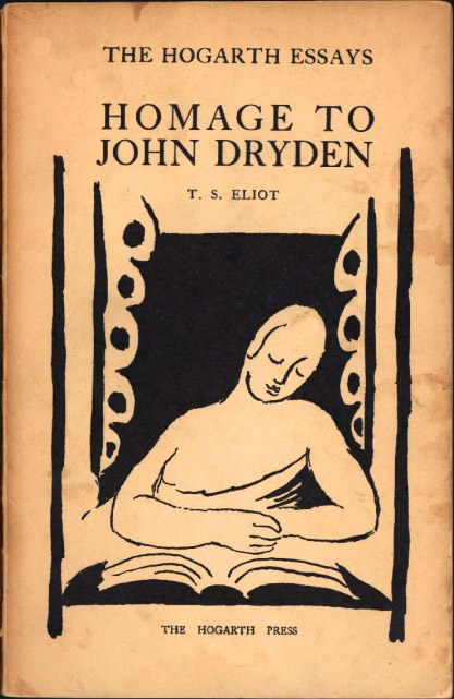 Hommage to John Dryden by T. S. Eliot (Hogarth Essays) (Hogarth Press) (image)