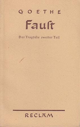 Faust II (Goethe) (Reclams Universal Bibliothek) (image)