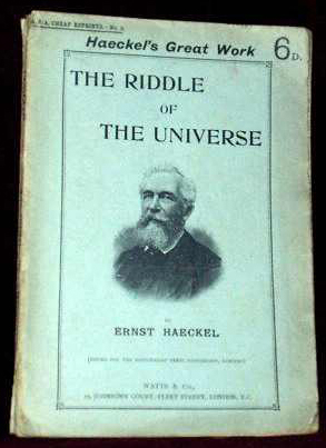 The Riddle of the Universe (by Prof. Ernest Haeckel) (R. P. A. Reprints) (image)