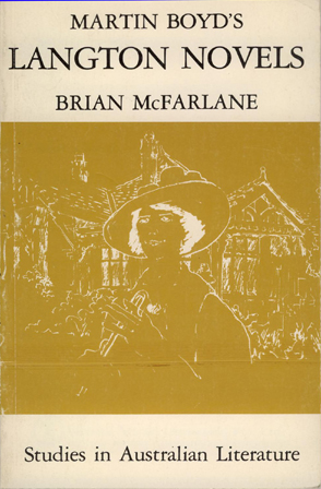 Martin Boyd's Langton Novels - Brian McFarlane (Edward Arnold (Aust.) (image)