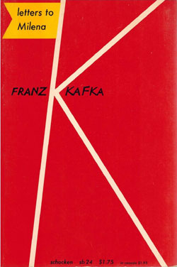 Latters to Milena - Kafka (Schocken Paperbacks) (image)