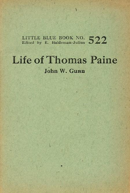 Life of Thomas Paine (Little Blue Books) (image)