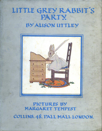 Little Grey Rabbit's Party (by Alison Uttley) (Collins, 1936) (image)