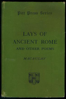 Macaulay - Lays of Ancient Rome (Pitt Press Series/CUP) (image 1)