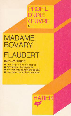 Madame Bovary (Profile d'une oeuvre) (Hatier) (image)