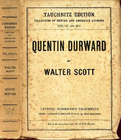 Quentin Durward (Tauchnitz) (image)