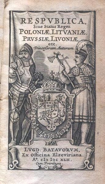 Respublica, sive status regni Poloniae, Litvianiae, Prussiae, Livoniae, etc. diversorum autorum (Elzivir, 1642) (image)
