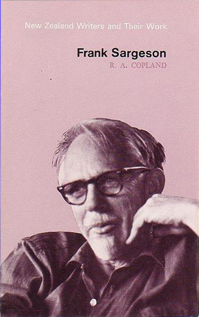 Frank Sargeson (by R. A. Copland) (O.U.P) (New Zealand Writers and their Work) (image)