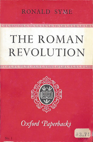 The Roman Revolution - Syme (Oxford Paperbacks) (image)