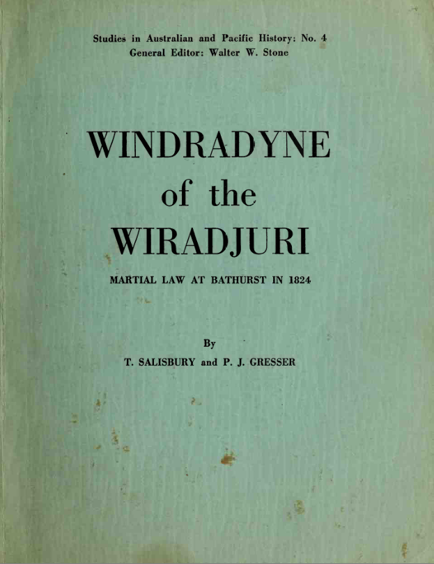 Windradyne of the Wiradjuri  - Salisbury and Gresser (Wentworth Press) (image)