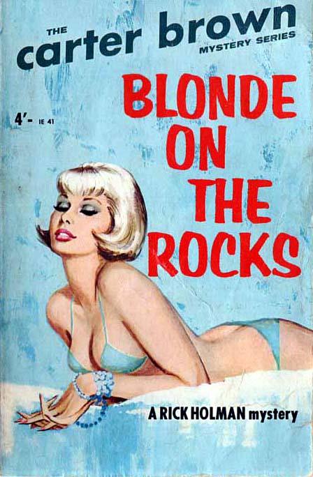Blonde on the Rocks - Carter Brown (Carter Brown Mystery Series) (image)
