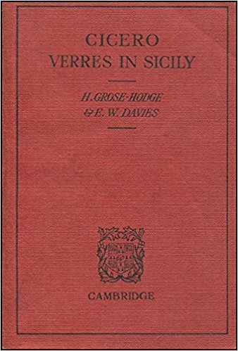 Cicero: Verres in Sicily (Cambridge Elementary Classics) (image)