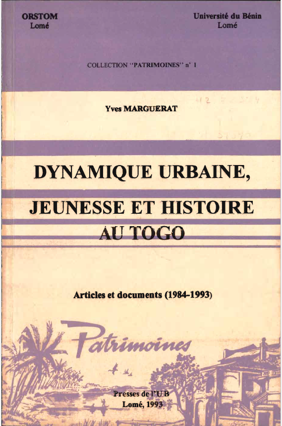 Dynamique urbaine, jeunesse et histoire au Togo (image)