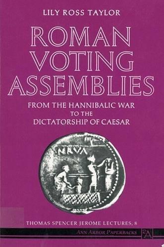 Roman Voting Assemblies - Taylor (Thomas Spencer Jerome Lectures) (Ann Arbor Paperbacks) (image)
